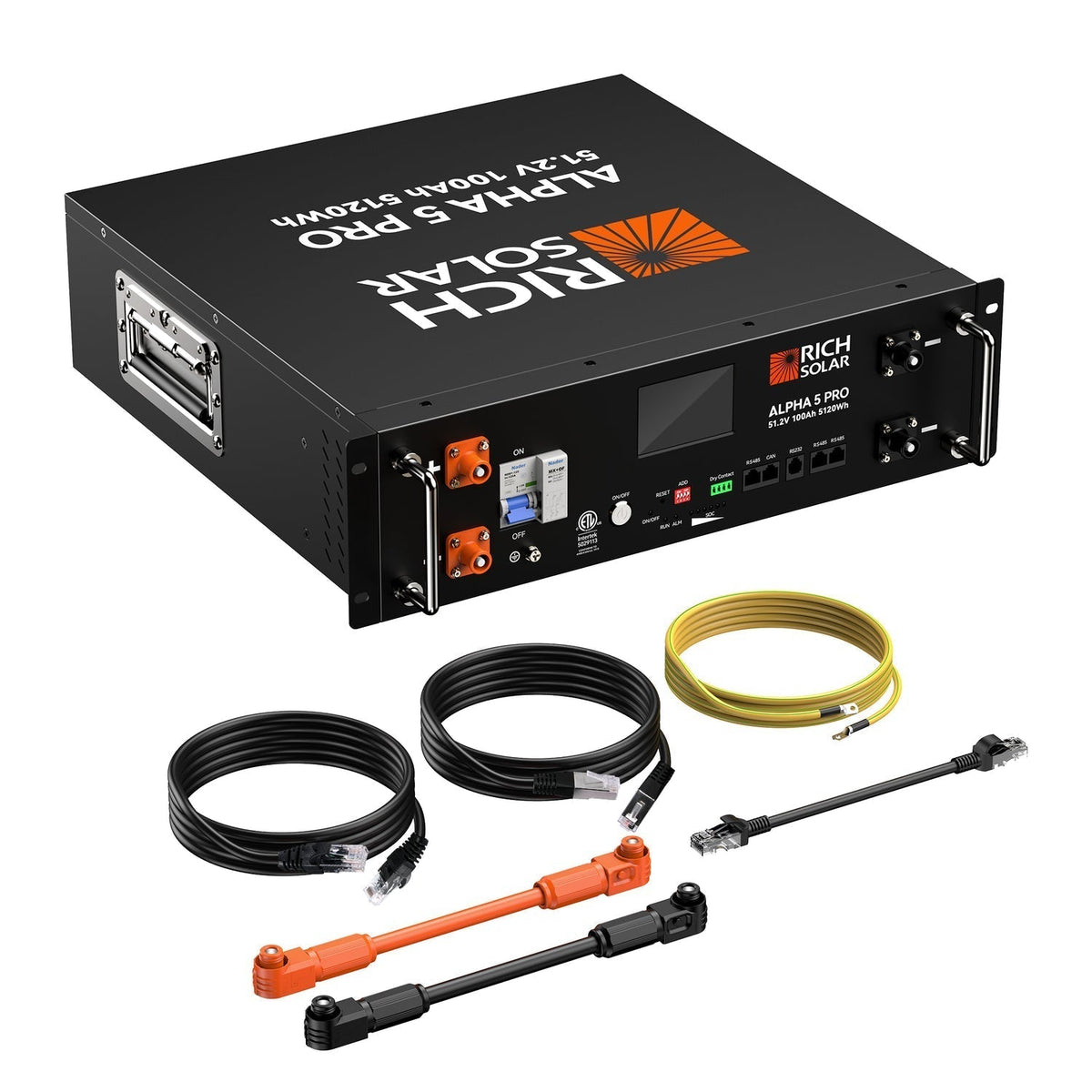 Rich Solar ALPHA 5 PRO | 51.2V 100Ah LiFePO4 Battery
