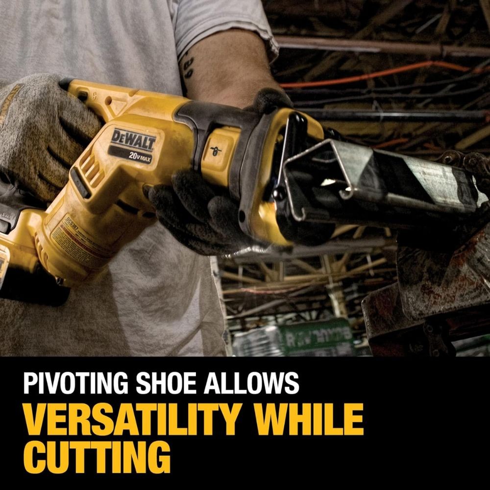 DeWalt DCS387D1 20V Max Lithium Ion Cordless Reciprocating Saw Kit, Compact, 2-Amp Hour