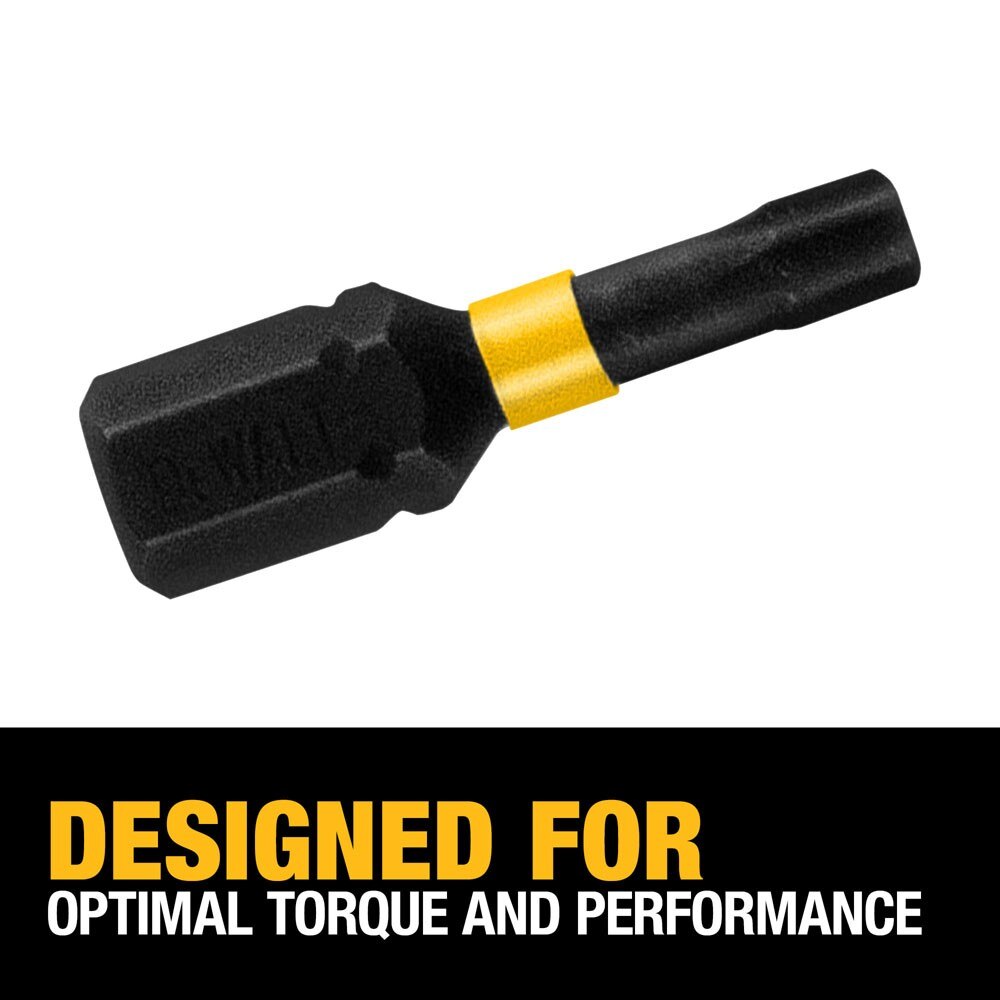 DeWalt DWA1TS20IR2 Screwdriver Bit, T20 Drive, Torx Drive, 1 in L, 2PK