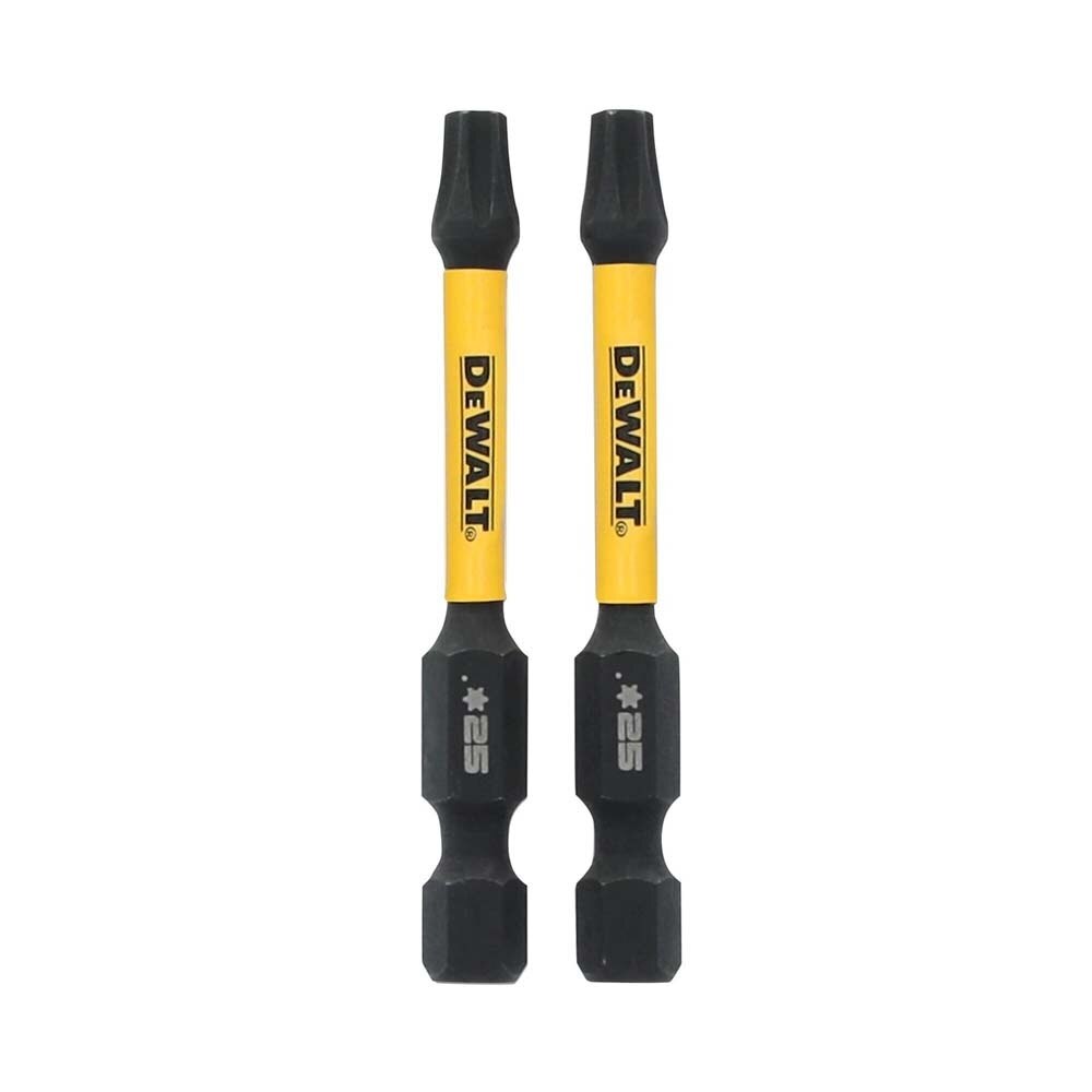 DeWalt DWAF2TX25IR2 ELITE SERIES T25 Torx Impact Bits 2.25 in. (2 Pack)