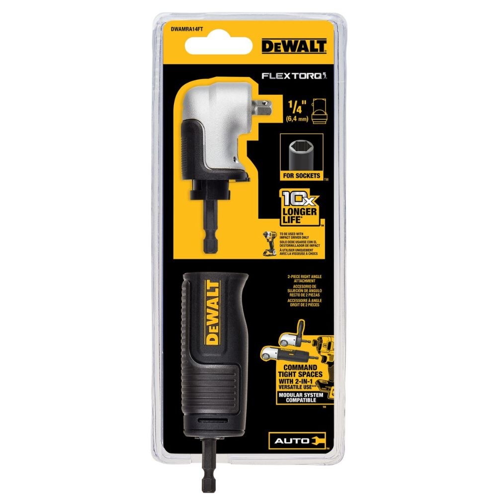 DeWalt DWAMRA14FT FLEXTORQ 1/4"-In Square Drive Modular Right Angle Attachment