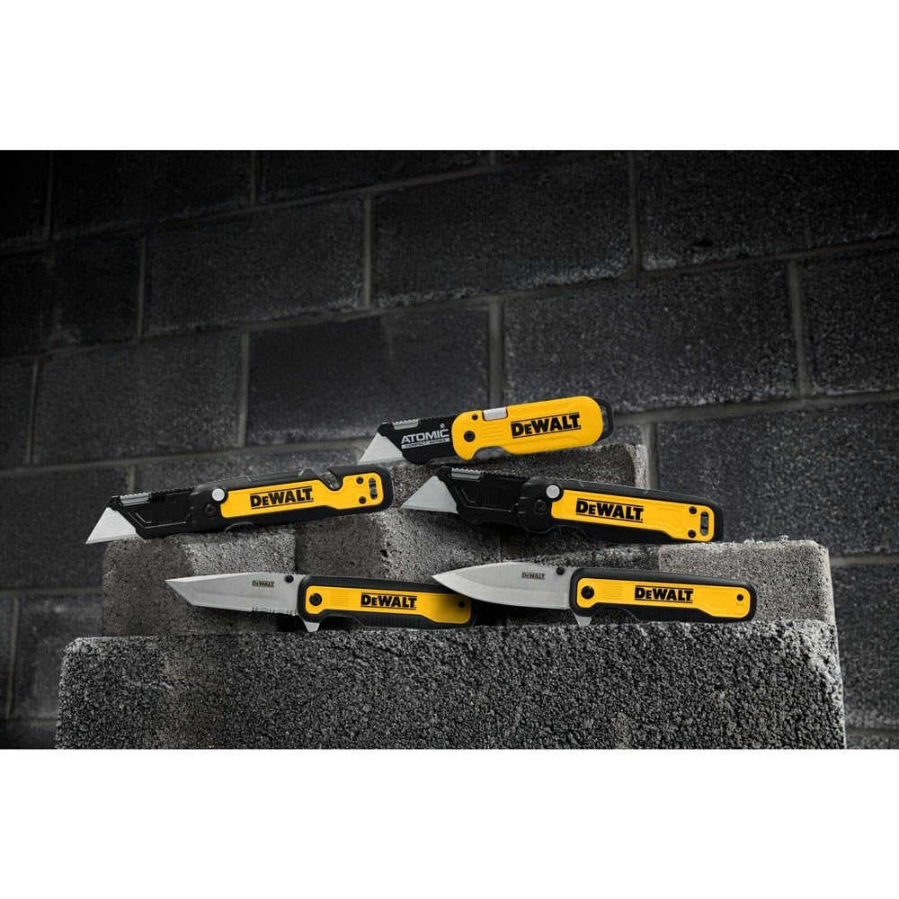 DeWalt DWHT10990 Atomic Compact Series Push and Flip Folding Utility Knife