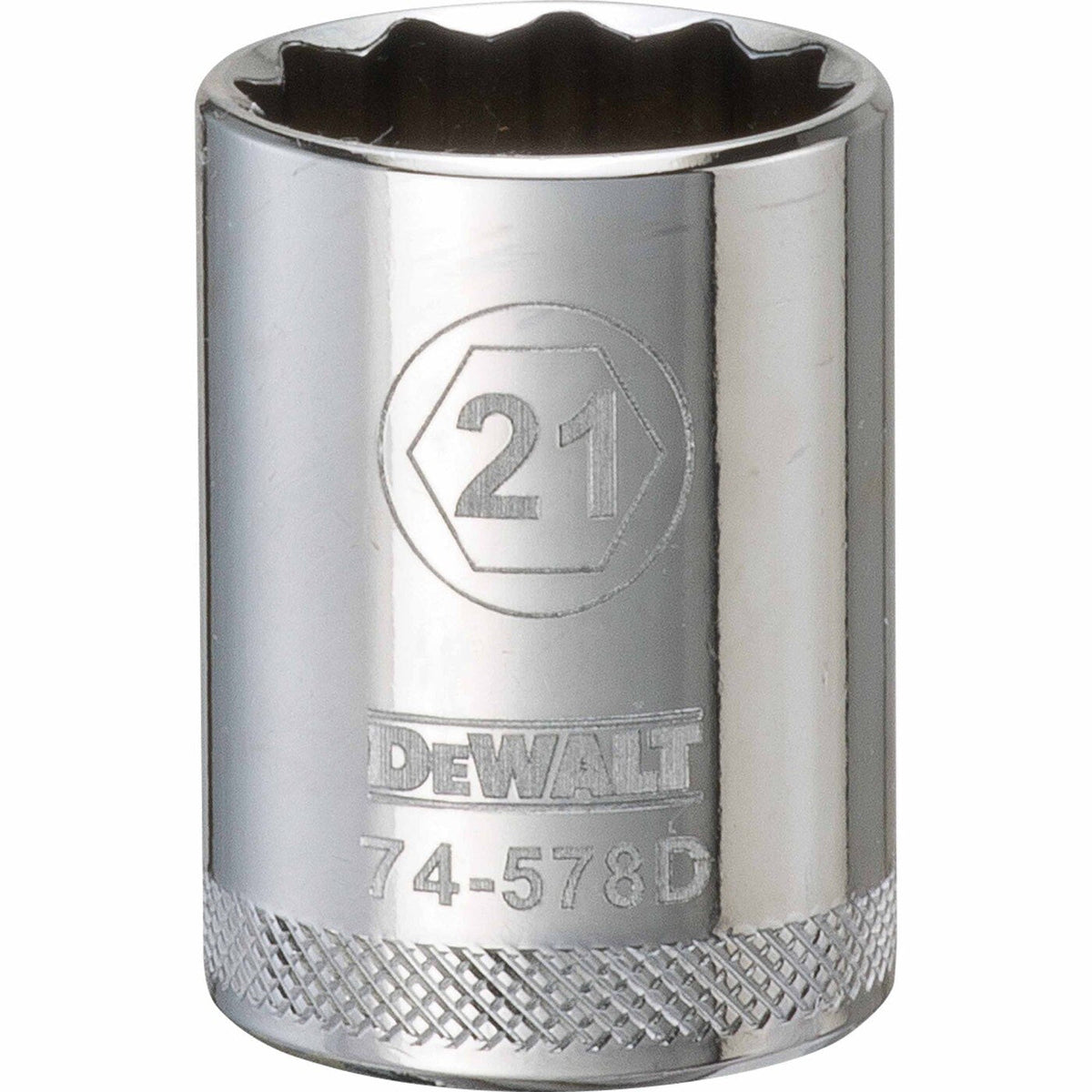 Dewalt DWMT74578OSP Mechanics 12 Point 1/2" Drive Socket 21 MM