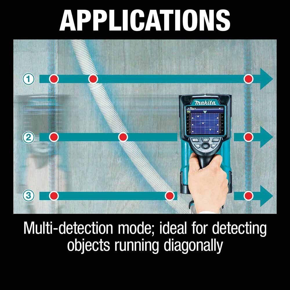 Makita DWD181ZJ 18V LXT® Lithium-Ion Cordless Multi-Surface Scanner, case (Tool Only)