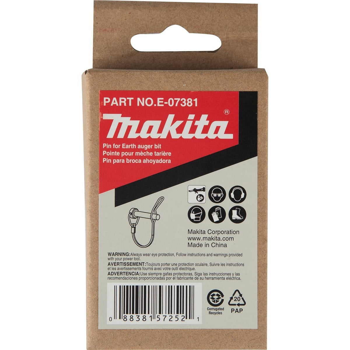 Makita E-07381 Earth Auger Pin