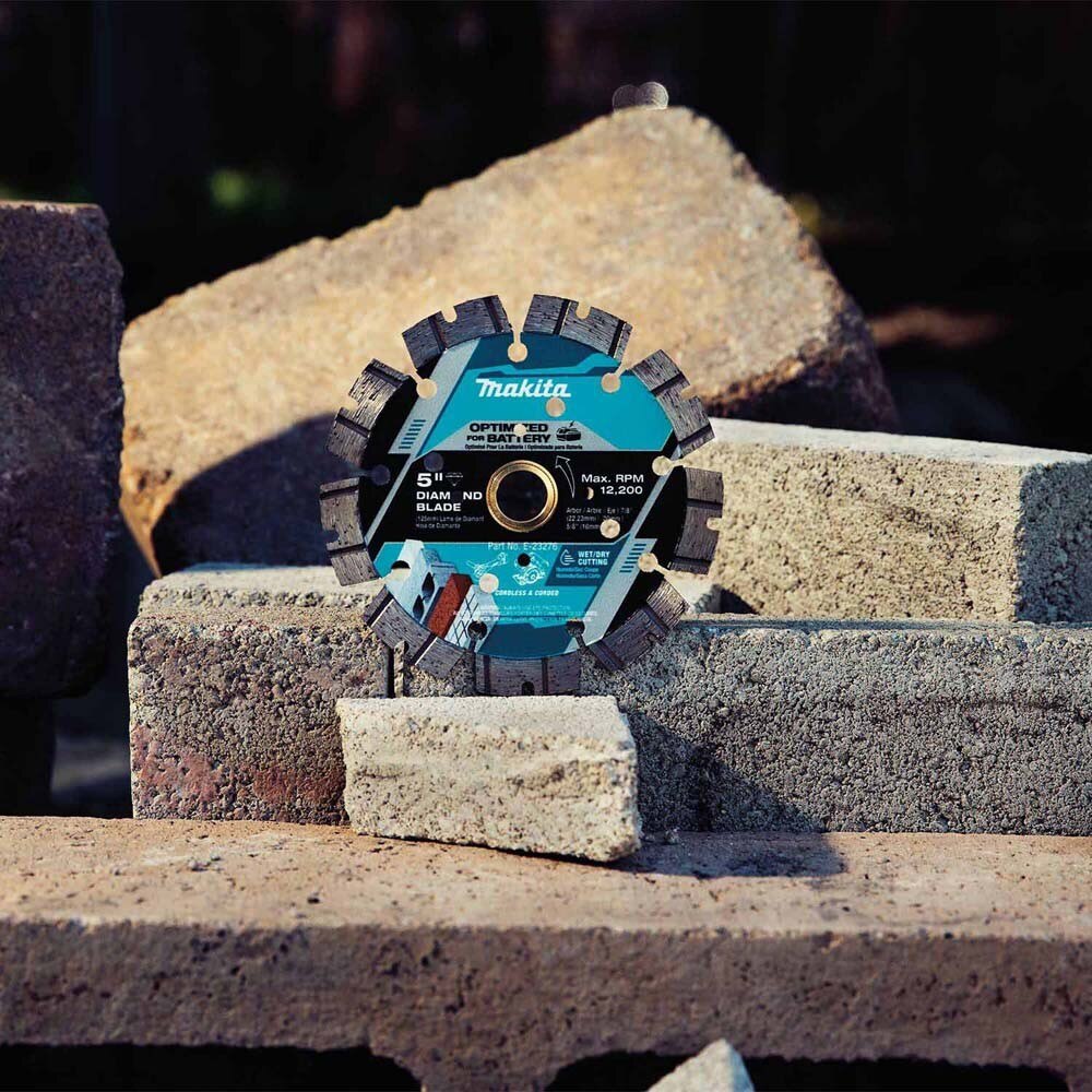 Makita E-23276 5" Segmented General PurposeThin Kerf Diamond Blade