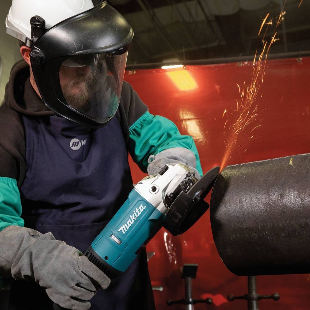 Makita GA7081 7" Angle Grinder, with Lock-On Switch