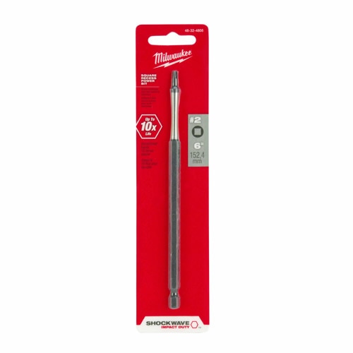 Milwaukee 48-32-4805 SHOCKWAVE 6" SQ2 Impact Bit
