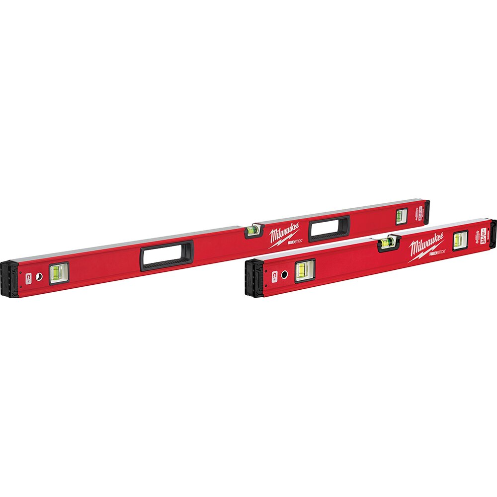 Milwaukee MLBXSM48 24" / 48" REDSTICK Magnetic Box Level Set