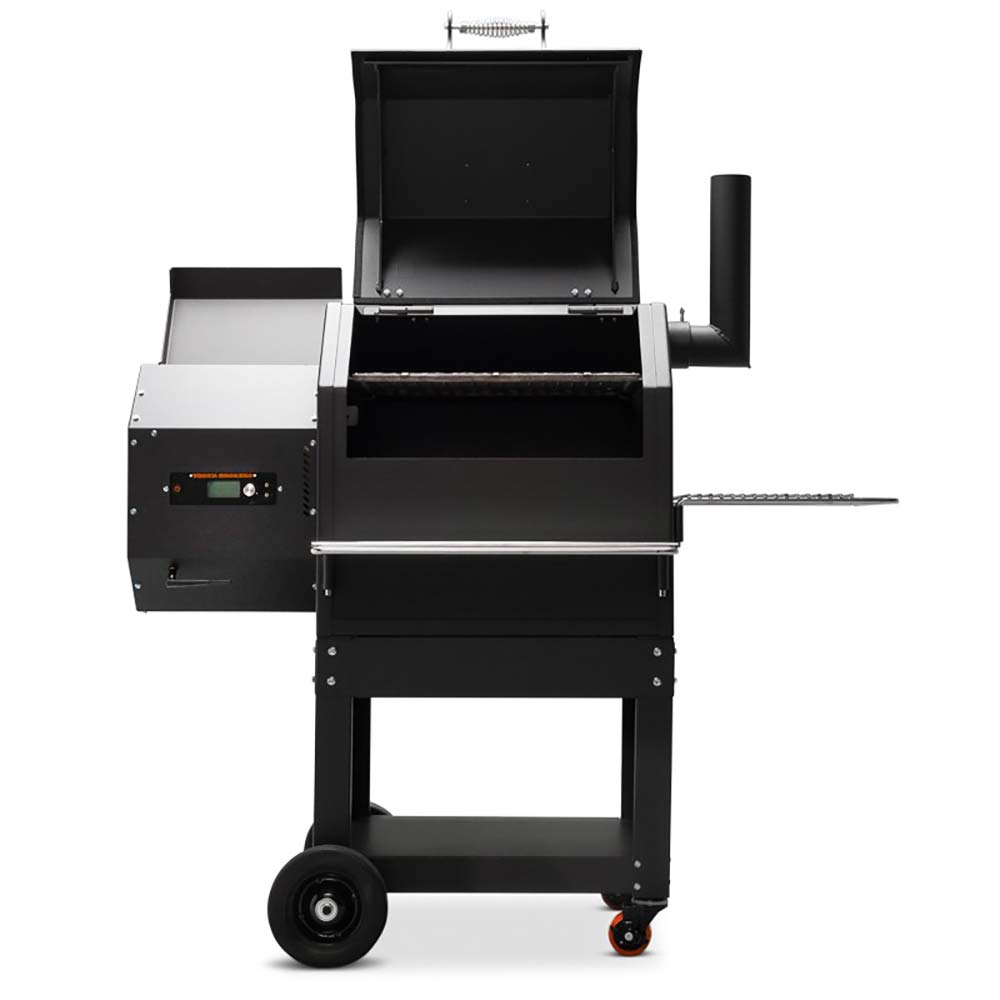 Yoder Smokers YS480s Pellet Grill (Standard Cart) w/ T-Stat Door Kit