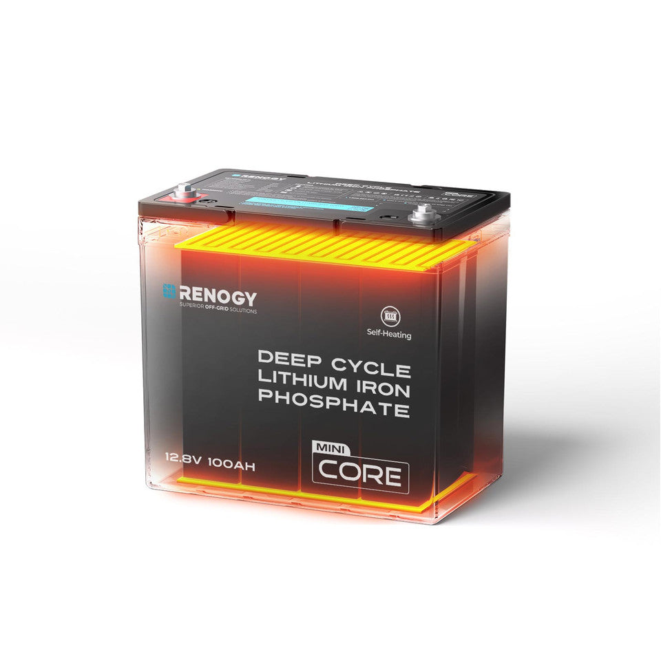 Core Mini - DuoHeat Tech 12V 100Ah Lithium Iron Phosphate Battery