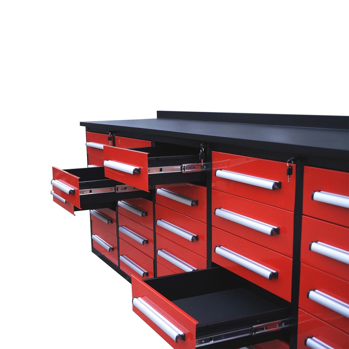 10 ft Heavy Duty Workbench with 25 Drawers