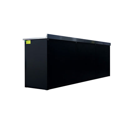 10ft Garage Storage Cabinet with 18 Drawers & 2 Cabinets