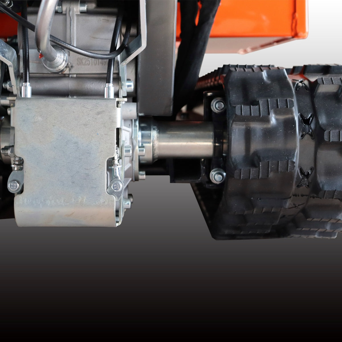 1100lbs Capacity 10HP Gas Powered Track Mini Dumper