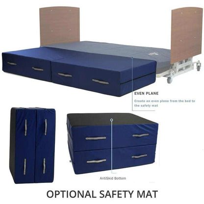 Med-Mizer AllCare Floor Level Low Hospital Bed