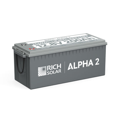 Rich Solar ALPHA 2 | 12V 200Ah LiFePO4 Battery