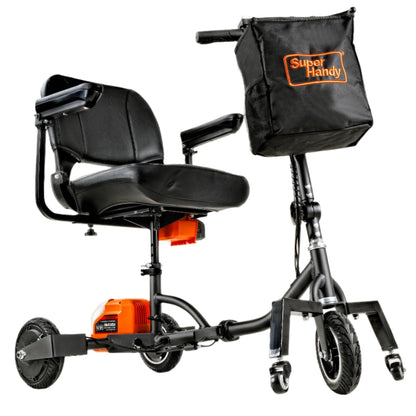 SuperHandy 3 Wheel Power Passport Plus Travel Mobility Scooter - 48V 2Ah Battery 330Lb Capacity