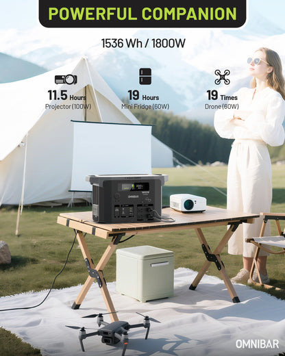 OMNIBAR 1800W Power Station EVO