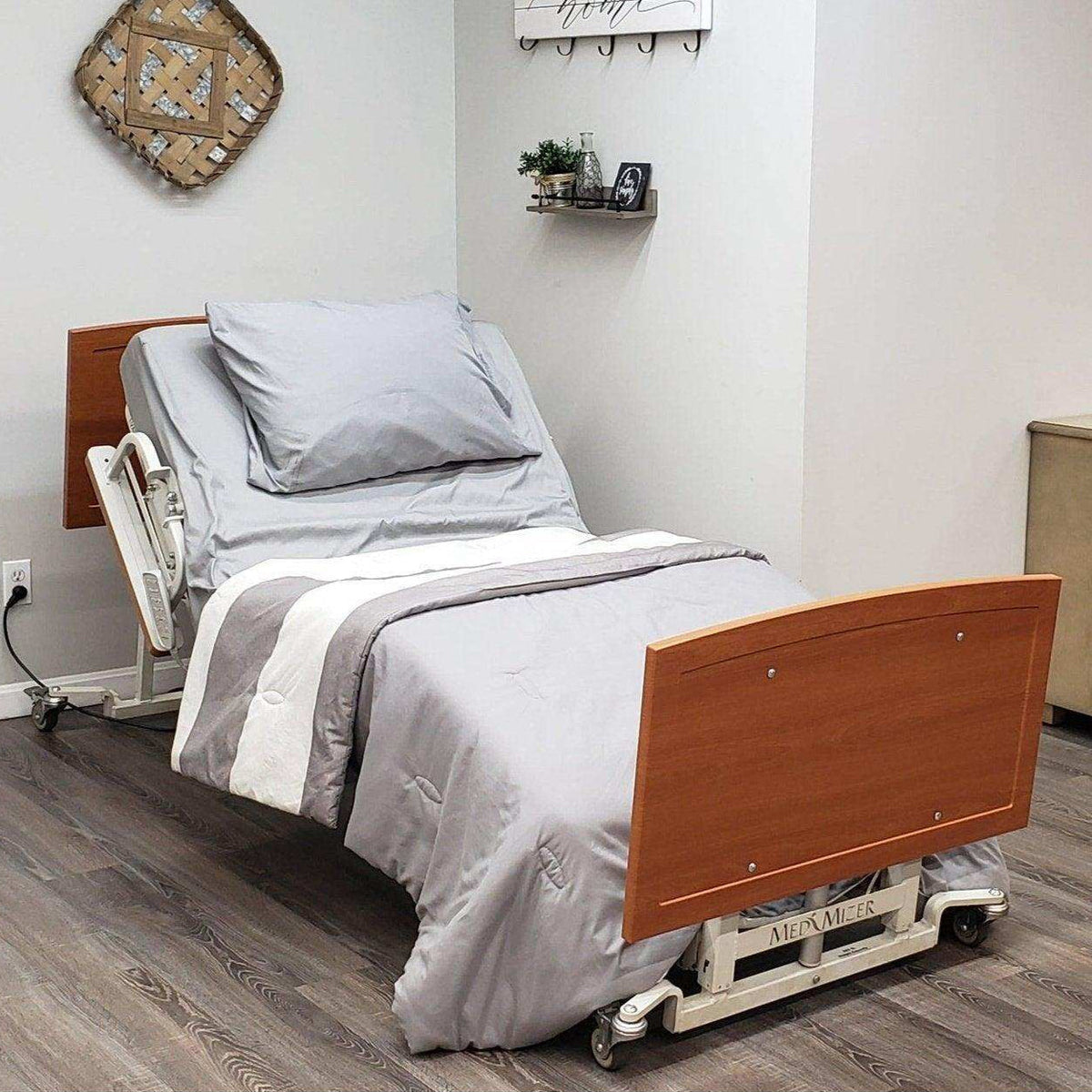 Med-Mizer AllCare Comfortwide Low Hospital Bed