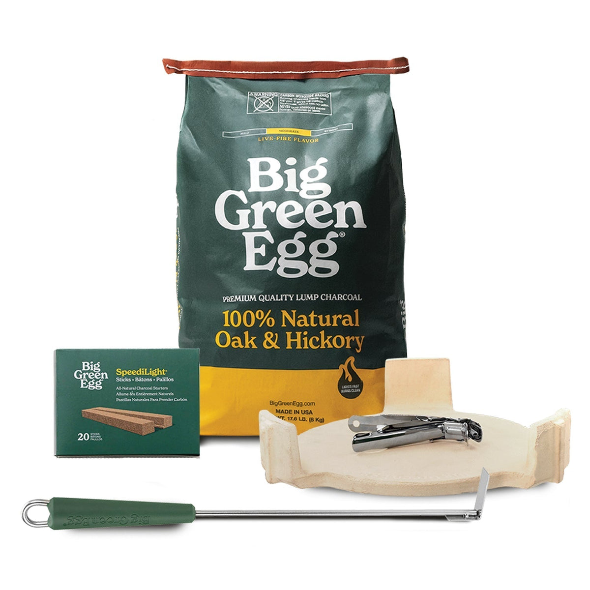 Large Big Green Egg + Standard Nest Package