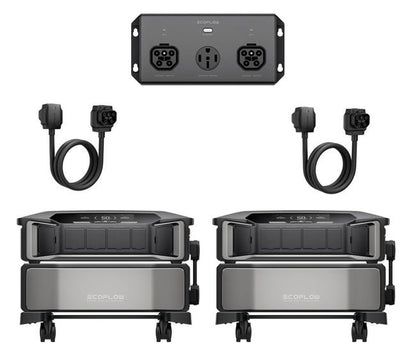 Ecoflow 2x Delta Pro Ultra Powerstations and 50 Amp Hub Kit - 14.4kW AC Output