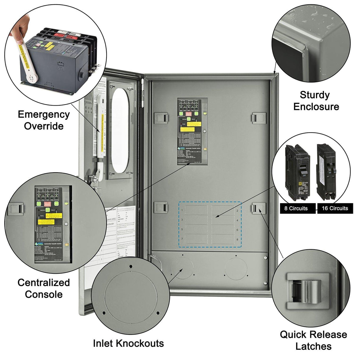 30A Automatic Generator Transfer Switch