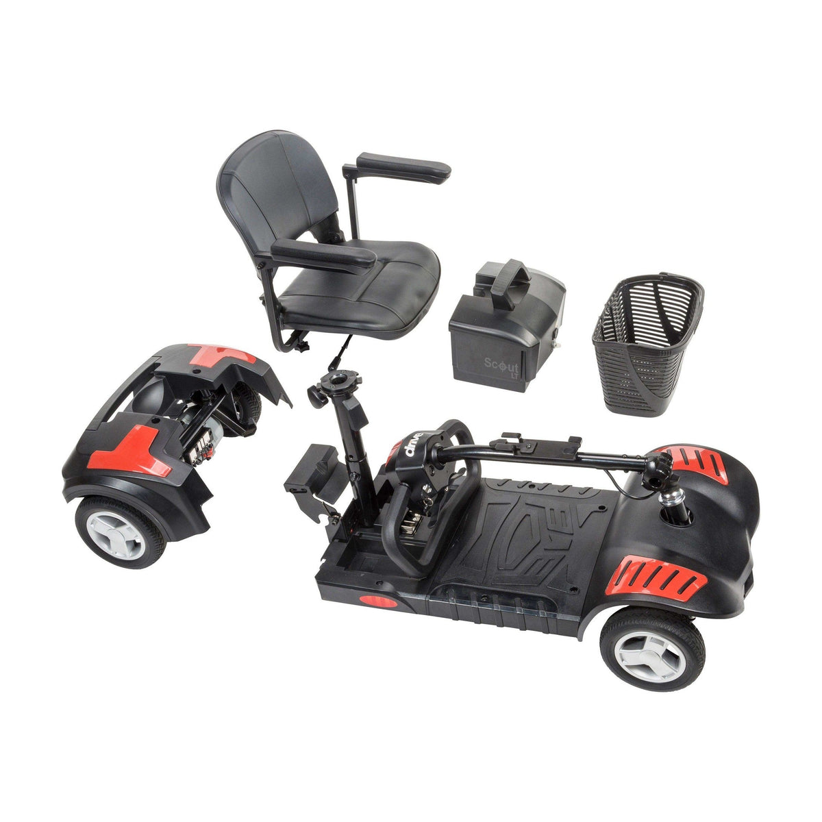 Drive Medical Scout LT 4-Wheel Travel Power Scooter