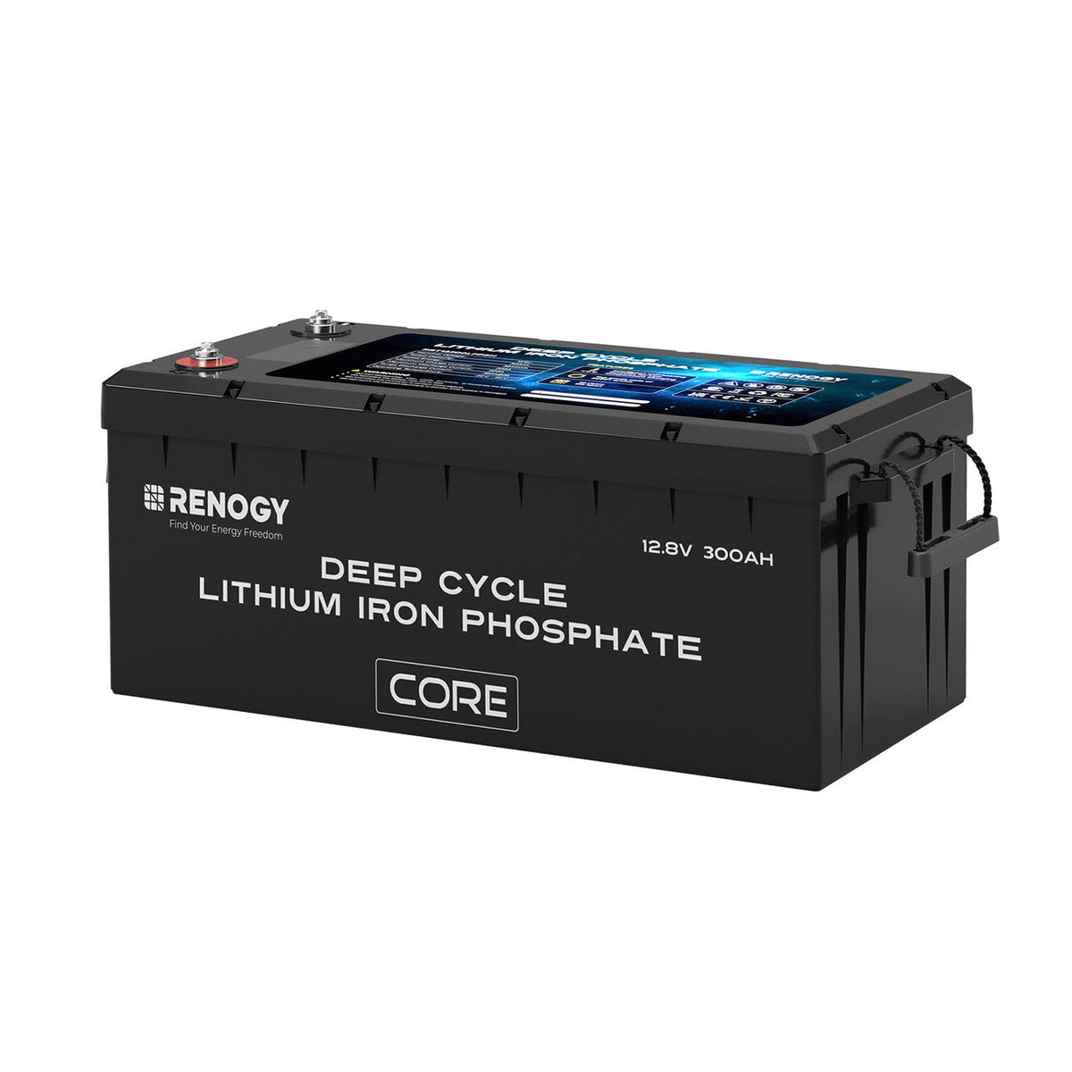 Renogy Deep Cycle 12V 300Ah Core lithium battery with self-heating function