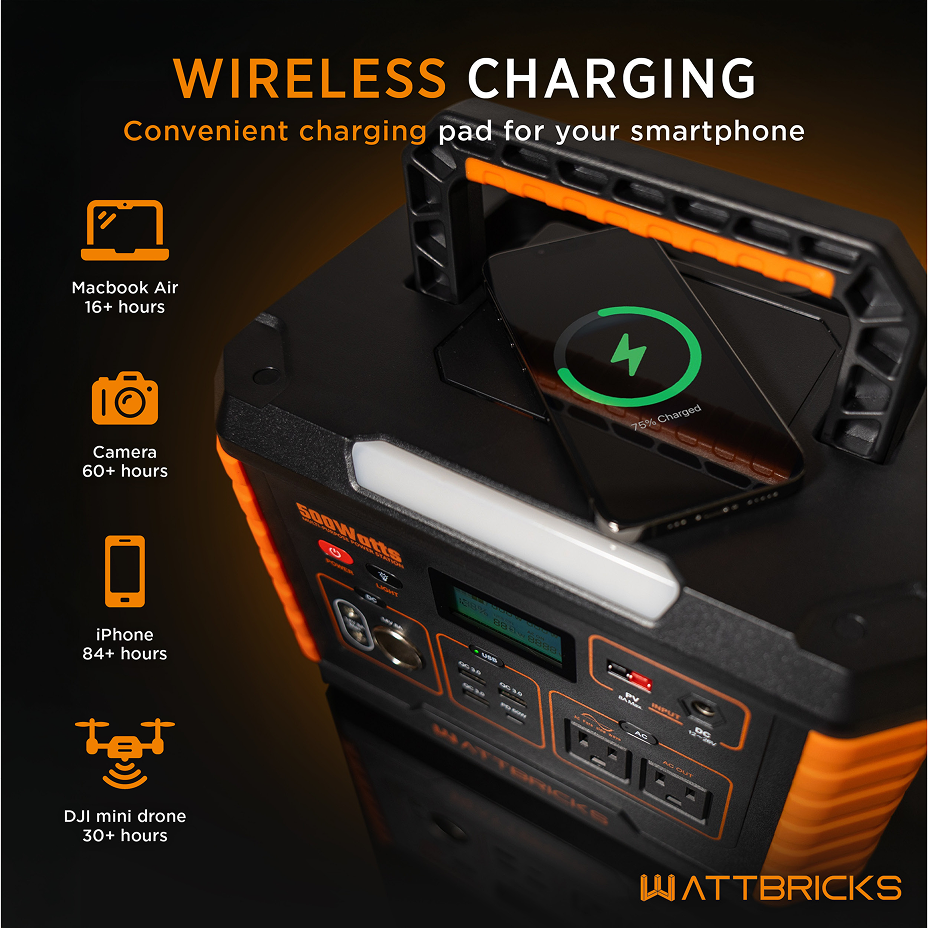 Wattbricks MP1000 Power Station (2000w Peak) 999wh