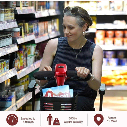 Metro Mobility Max Sport Series 4-Wheel Travel Mobility Scooter