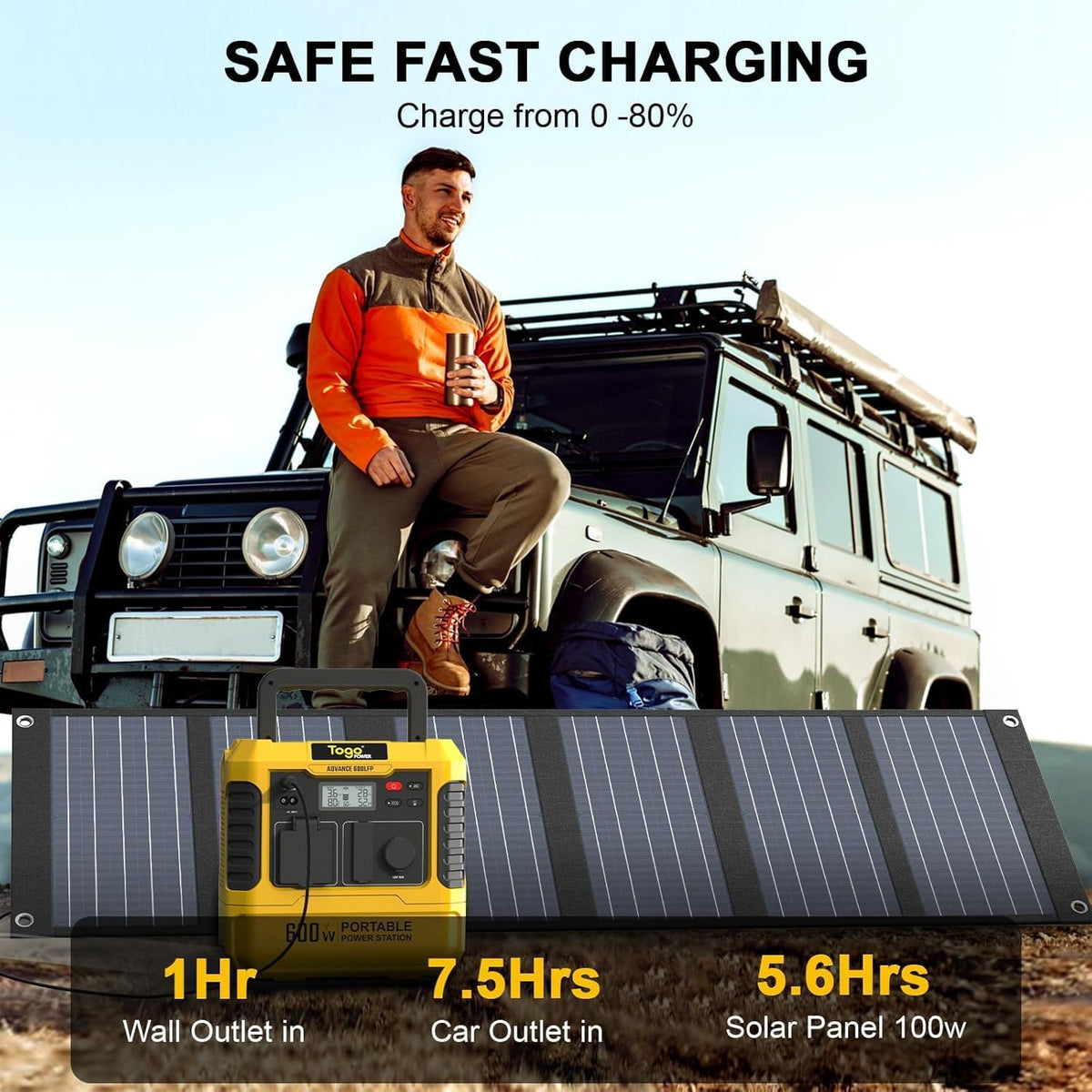 Togo POWER Portable Power Station Advance 600 LFP