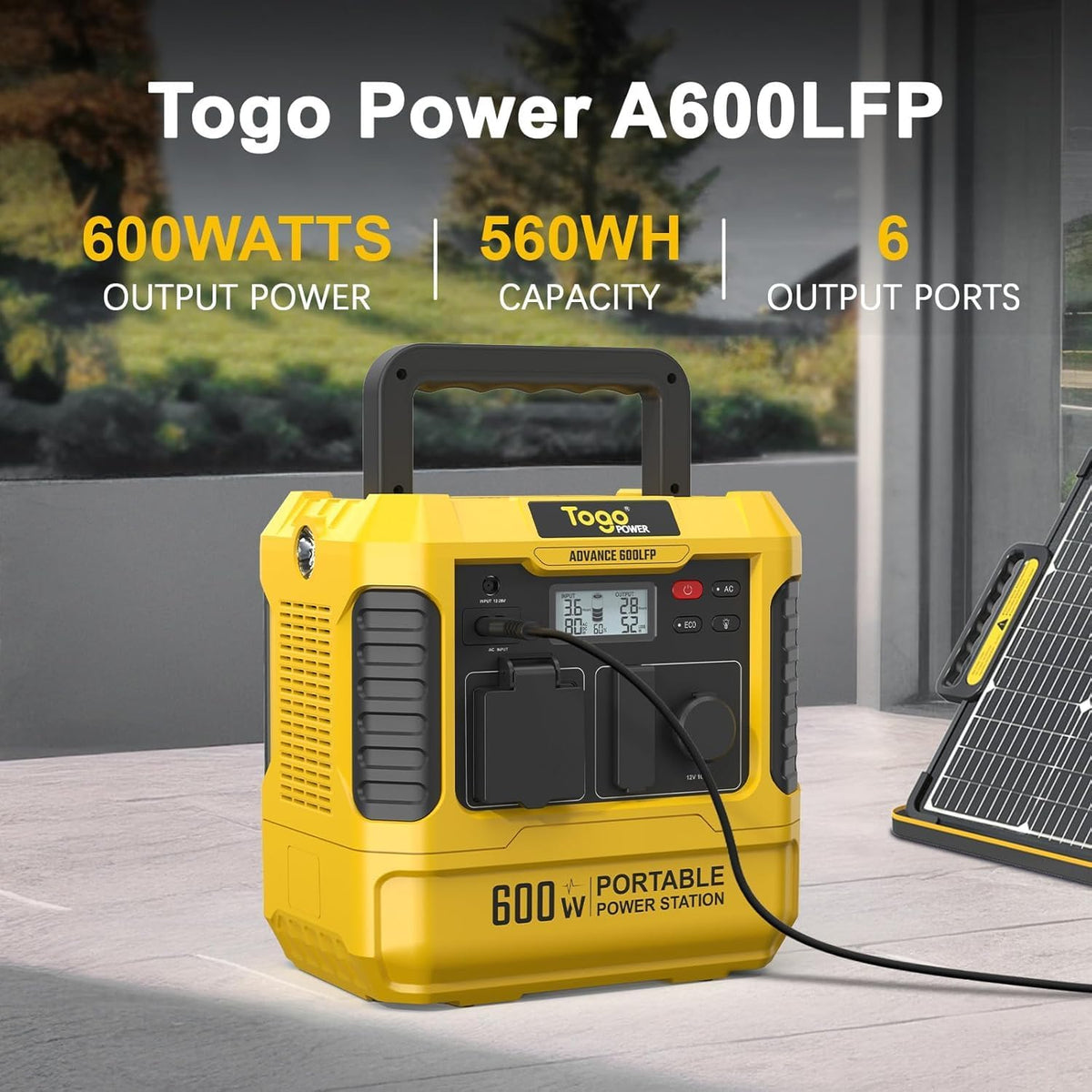 Togo POWER Portable Power Station Advance 600 LFP