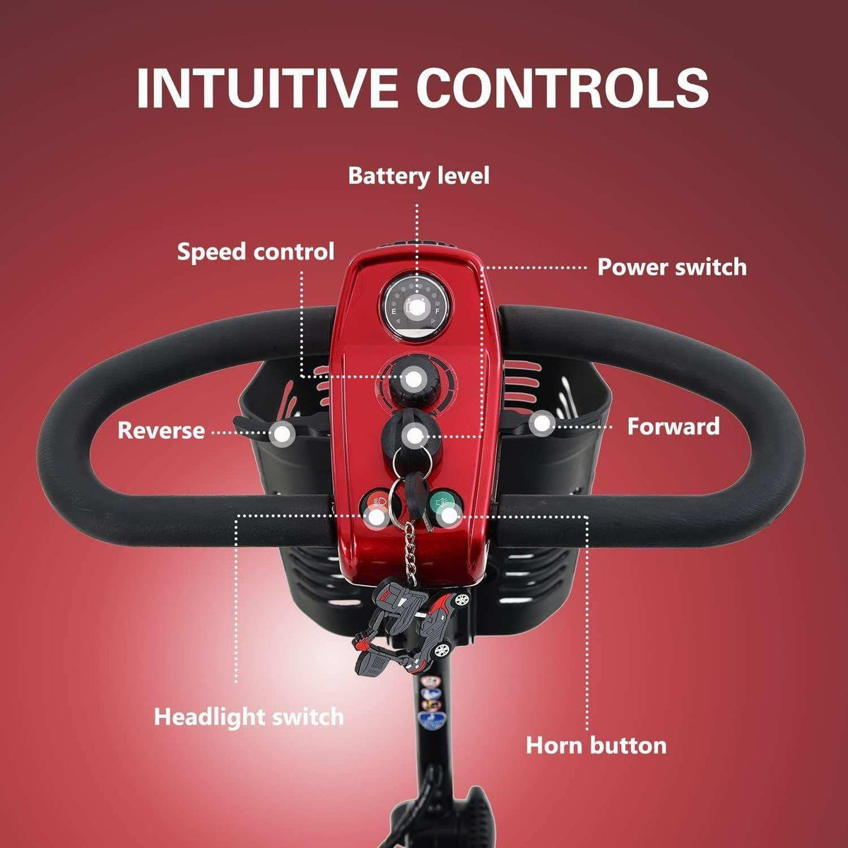 Metro Mobility Max Sport Series 4-Wheel Travel Mobility Scooter