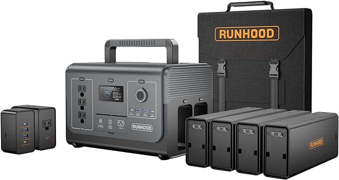 Runhood RALLYE 1200 PRO Power Station + 100W solar panel