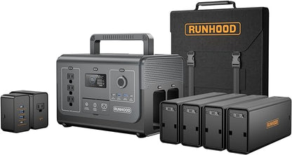 Runhood RALLYE 1200 PRO Power Station + 100W solar panel