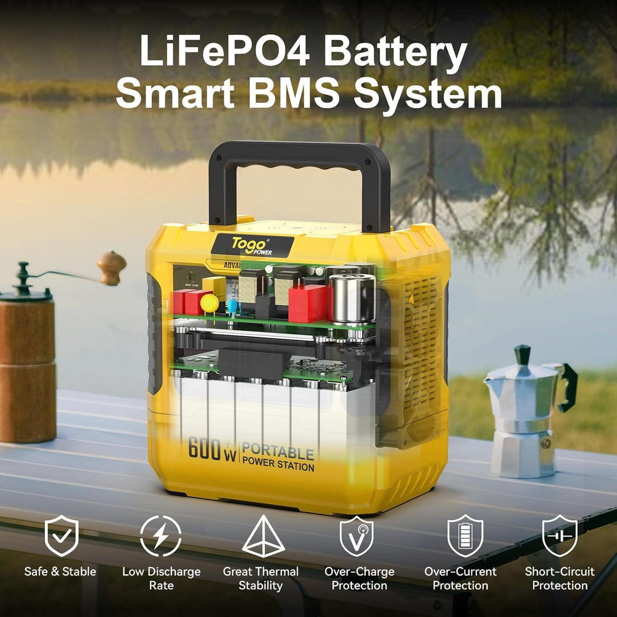 Togo POWER Portable Power Station Advance 600 LFP