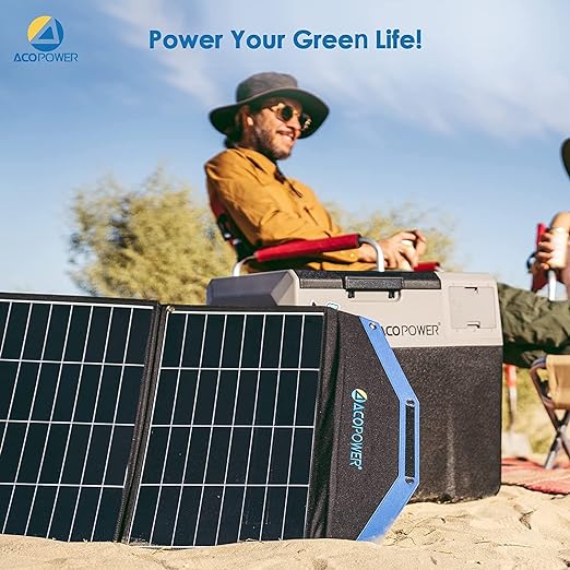 Acopower Battery Fridge
50/52 Quarts Bundel with Panel