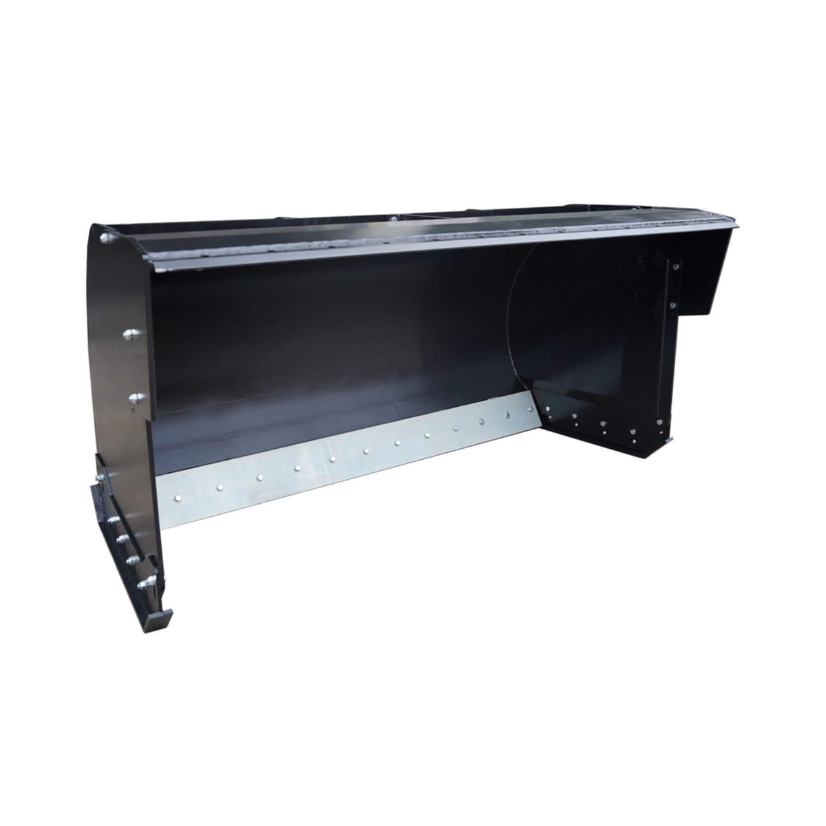 74-Inch Heavy-Duty Skid Steer Trip Edge Snow Pusher Attachment