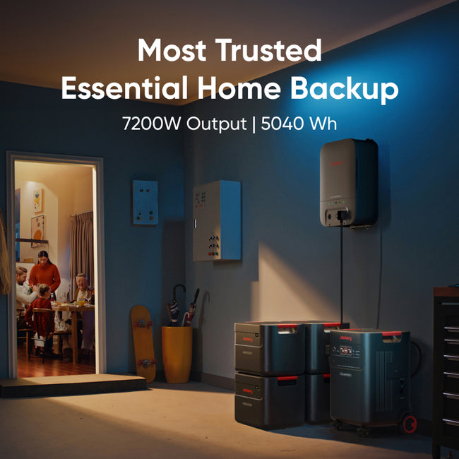 Jackery Solar Generator 5000 Plus Home Kit (10kwh)
