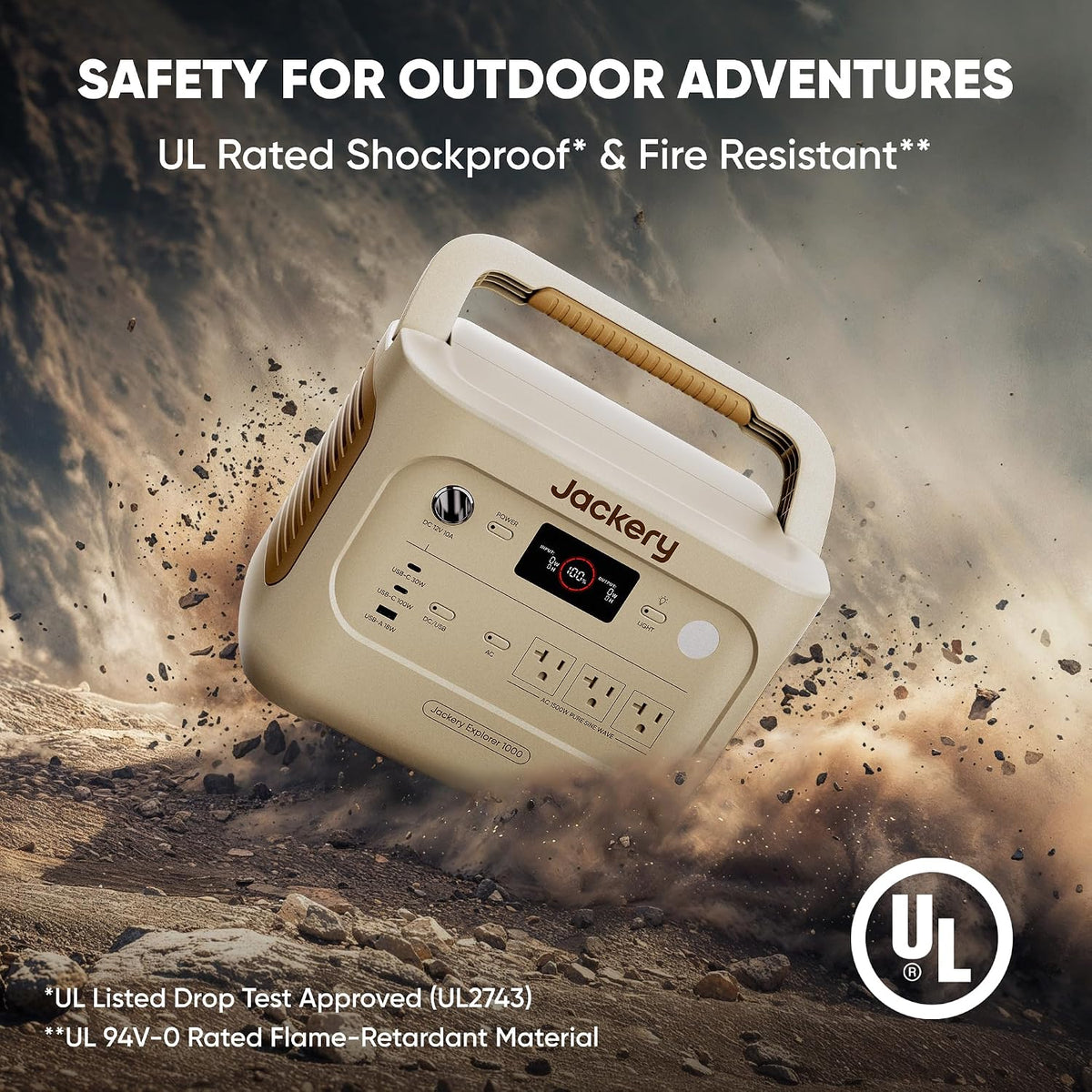 Jackery HomePower 1000 V2 (White) + 1 x Solar Saga 200W