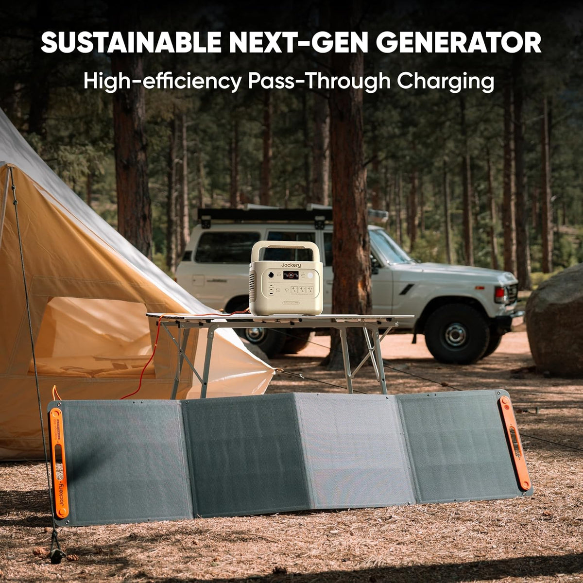 Jackery HomePower 1000 V2 (White) + 1 x Solar Saga 200W