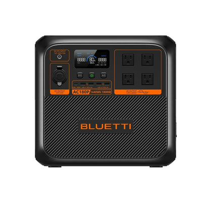BLUETTI AC180P Solar Portable Power Station | 1,800W / 1,440Wh