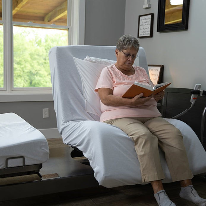 Med-Mizer ActiveCare Deluxe SafeTurn Rotating Adjustable Height Hospital Bed