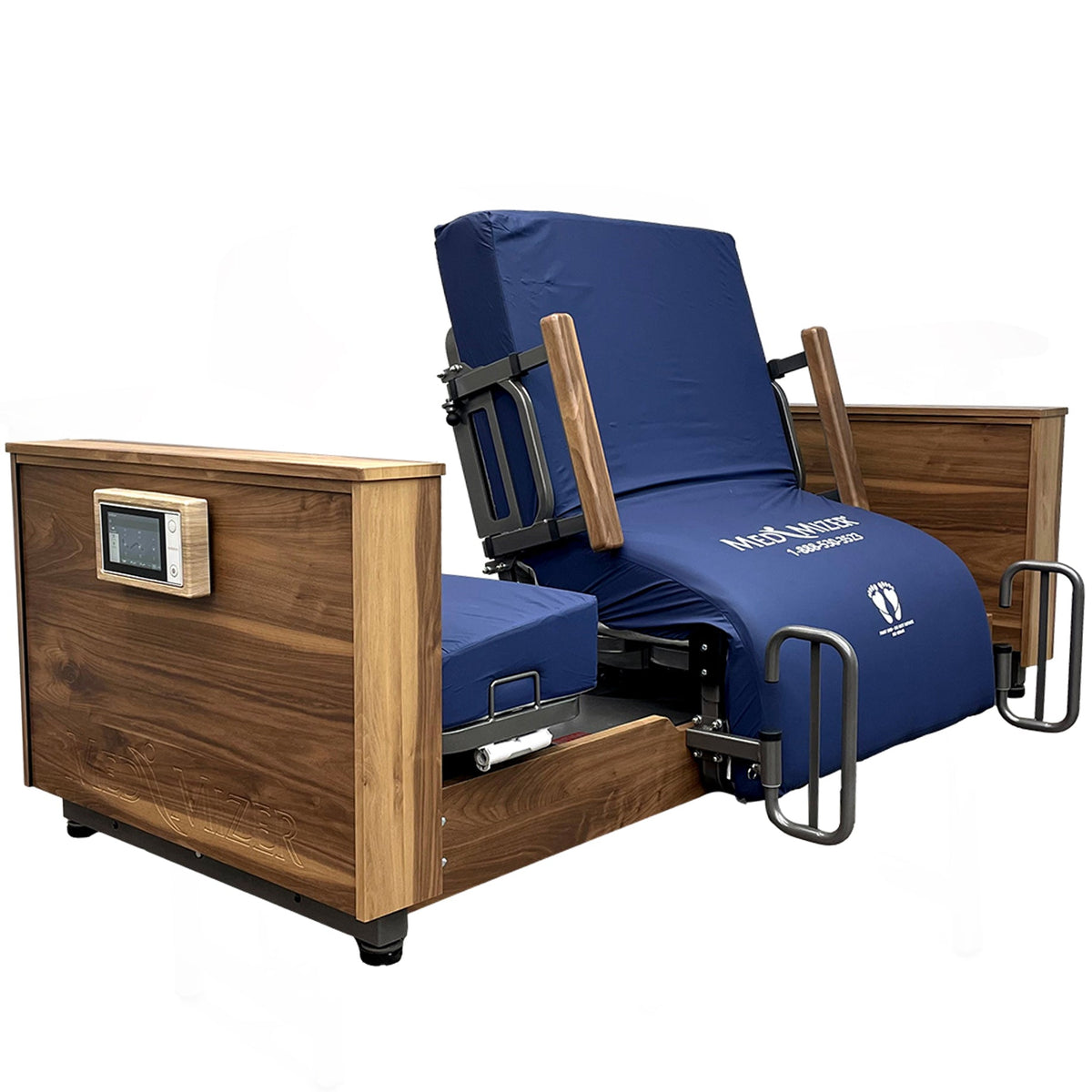 Med-Mizer ActiveCare Deluxe SafeTurn Rotating Adjustable Height Hospital Bed