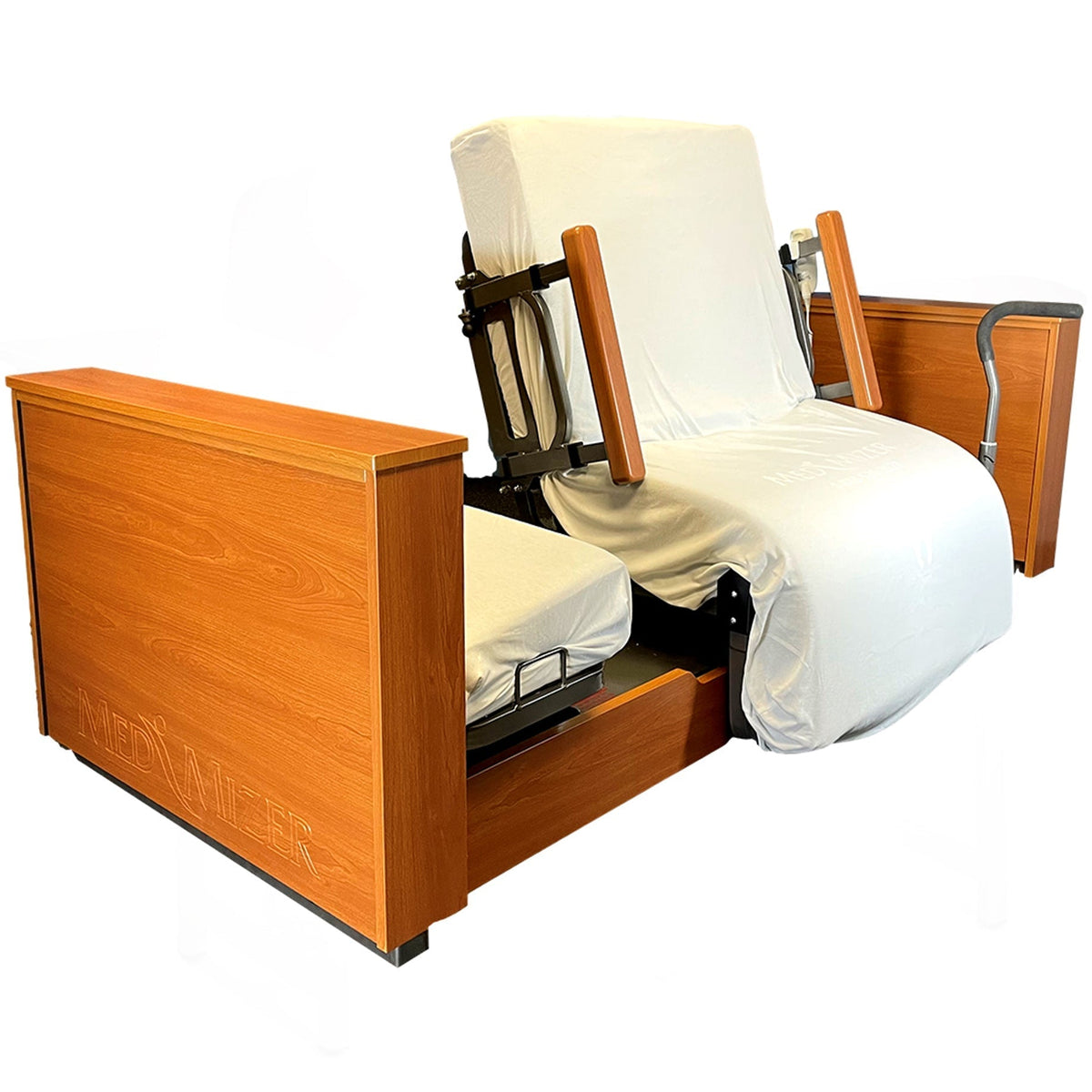 Med-Mizer ActiveCare Deluxe SafeTurn Rotating Adjustable Height Hospital Bed