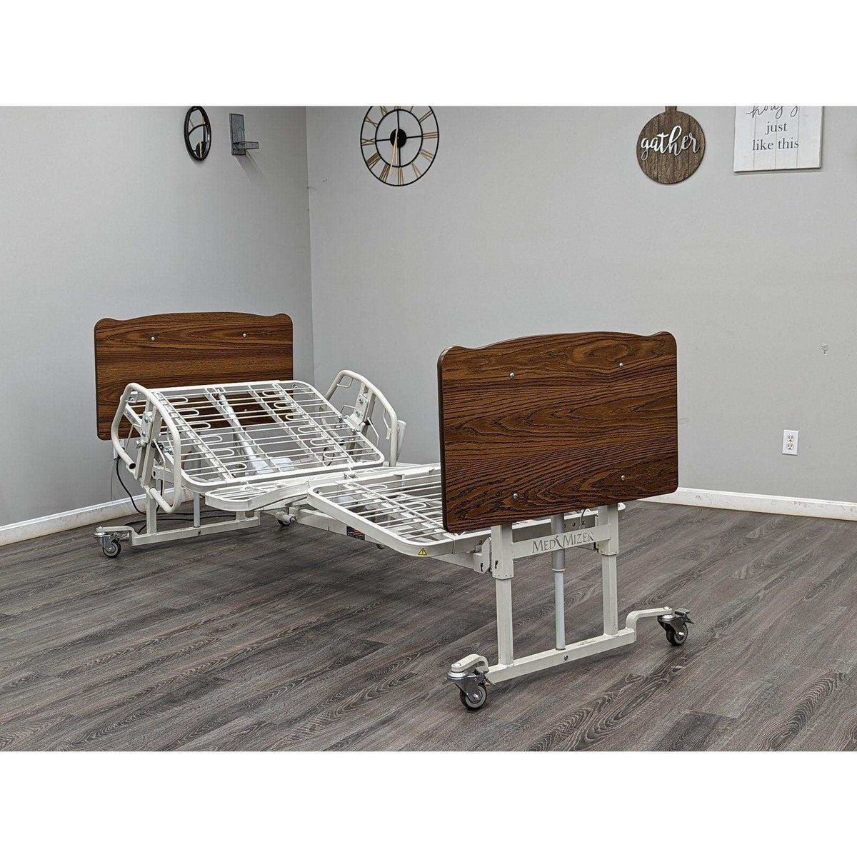 Med-Mizer AllCare Comfortwide Low Hospital Bed
