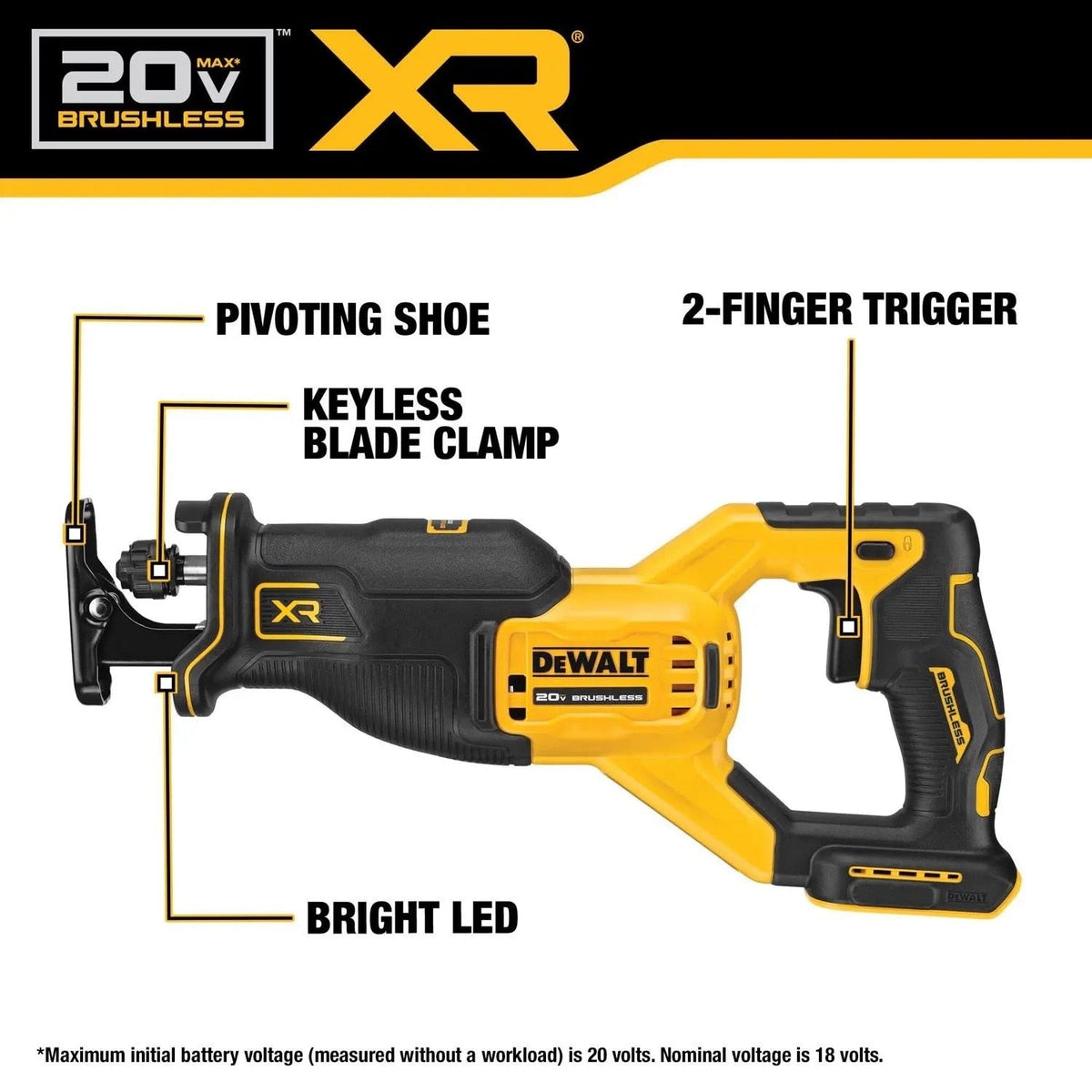 DeWalt DCK530P1 20V MAX Cordless Brushless Combo Kit with 5Ah Battery and Charger (5 Tools)