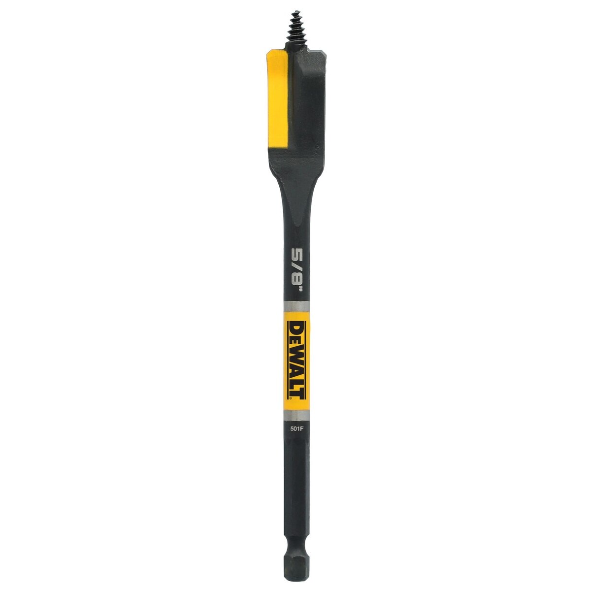 DeWalt DWAWDNS10 5/8" x 6" ELITE Nail Cutting Spade Bit with 1/4" Hex Shank