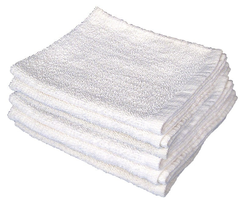 Buffalo Industries 10595 50lb. Box White Terry Turkish Towels