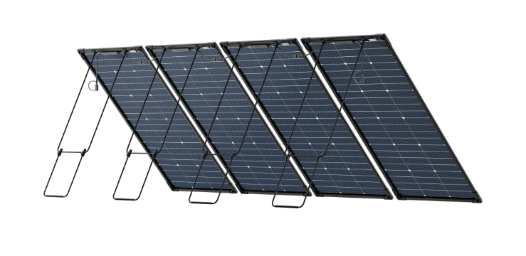EcoFlow 125W Bifacial Modular Solar Panel (500W, 4-piece kit)